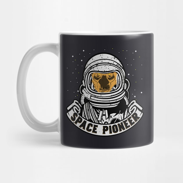 Monkey Astronaut by Foxxy Merch